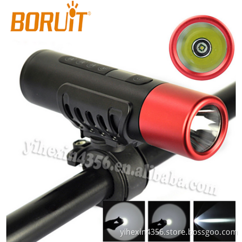 Newest Small Multi-Function Bicycle Bike Lamp LED Flashlight With Pocket Speaker FM Radio and MP3 Function